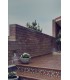 1 Light Outdoor Wall Light Grey IP44 - 3