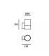LED Outdoor Surface Mounted Wall Light Grey IP54 - 2