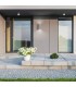 LED Outdoor Surface Mounted Wall Light Grey IP54 - 3