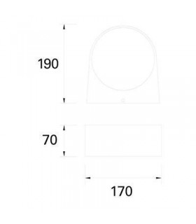 Light Outdoor Wall Light Grey IP44 - 2