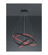 Aaron Modern RGBW LED 78W LED Pendant Ceiling Light Anthracite 3000-6000K Remote control-4