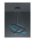 Aaron Modern RGBW LED 78W LED Pendant Ceiling Light Anthracite 3000-6000K Remote control-5