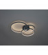 Aaron Modern RGBW LED 36.5W LED Semi Flush Light Anthracite 3000-6000K Remote control-2