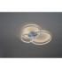 Aaron Modern RGBW LED 36.5W LED Semi Flush Light Nickel Matt 3000-6000K Remote control-2