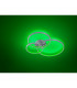 Aaron Modern RGBW LED 36.5W LED Semi Flush Light Nickel Matt 3000-6000K Remote control-3