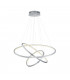 Aaron Modern RGBW LED 78W LED Pendant Ceiling Light Nickel Matt 3000-6000K Remote control-1
