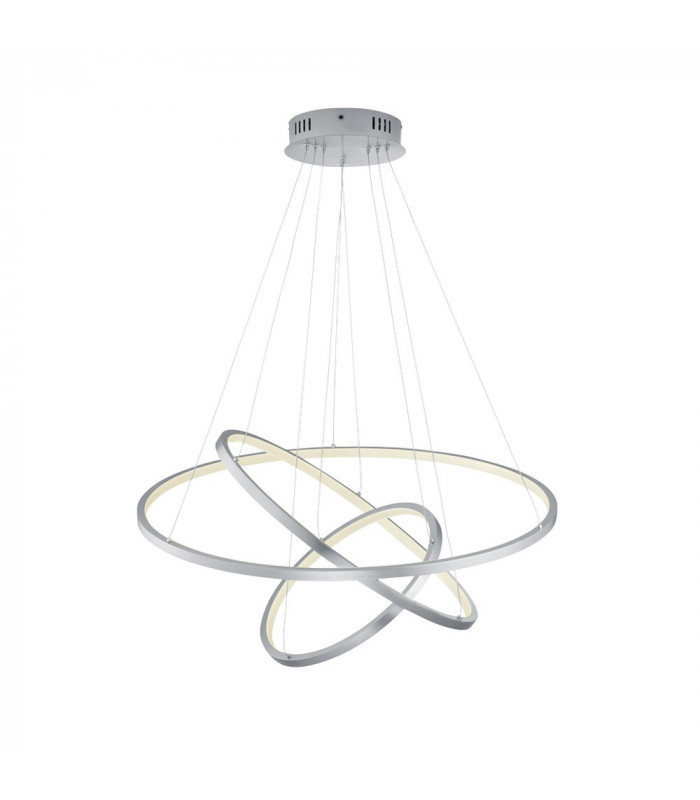 Aaron Modern RGBW LED 78W LED Pendant Ceiling Light Nickel Matt 3000-6000K Remote control-1