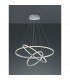 Aaron Modern RGBW LED 78W LED Pendant Ceiling Light Nickel Matt 3000-6000K Remote control-2
