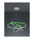 Aaron Modern RGBW LED 78W LED Pendant Ceiling Light Nickel Matt 3000-6000K Remote control-3