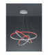 Aaron Modern RGBW LED 78W LED Pendant Ceiling Light Nickel Matt 3000-6000K Remote control-4