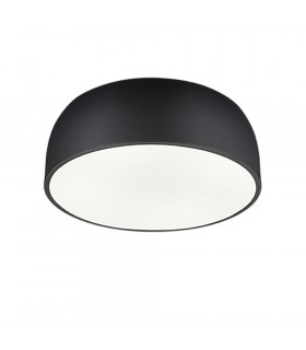Baron Modern 4 Light Cylindrical Ceiling Light Black Matt-1