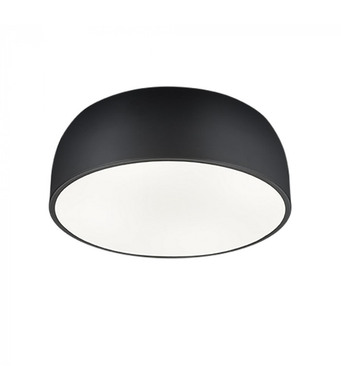 Baron Modern 4 Light Cylindrical Ceiling Light Black Matt-1