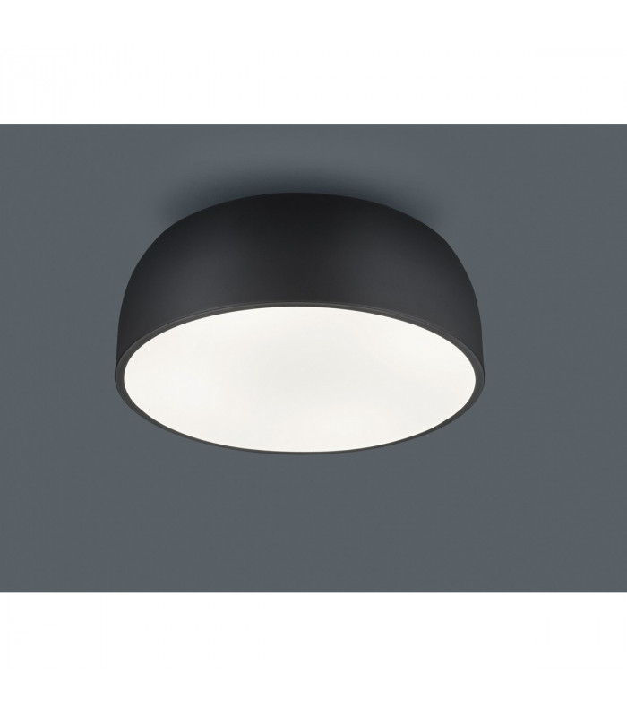 Baron Modern 4 Light Cylindrical Ceiling Light Black Matt-2