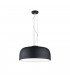 Baron Modern 4 Light Cylindrical Pendant Ceiling Light Black Matt-1