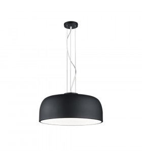 Baron Modern 4 Light Cylindrical Pendant Ceiling Light Black Matt-1
