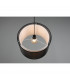 Burton Modern Cylindrical Pendant Ceiling Light Black Matt-3