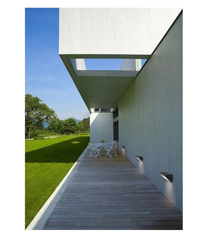 LED Outdoor Wall Light Black IP65 - 3