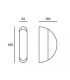 LED Outdoor Wall Light Grey IP44 - 2