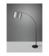 Burton Modern Arc Floor Lamp Black Matt with Footswitch-5