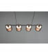 Burton Modern 4 Light Bar Pendant Ceiling Light Black Matt-4