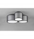 Burton Modern 3 Light Cylindrical Ceiling Light Black Matt-3