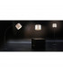 Burton Modern Floor Lamp with Shade Black Matt with Footswitch-4