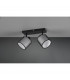 Burton Modern 2 Light Twin Ceiling Spotlight Black Matt-4