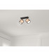 Burton Modern 2 Light Twin Ceiling Spotlight Black Matt-7