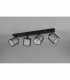 Burton Modern 4 Light Ceiling Spotlight Bar Black Matt-4