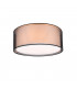 Burton Modern Cylindrical Ceiling Light Black Matt-1