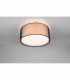 Burton Modern Cylindrical Ceiling Light Black Matt-3