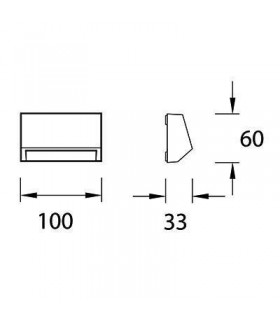 Outdoor Wall Light White, Black, Grey IP65, E27 - 2