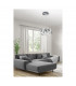 Carrera Modern 38W LED Pendant Ceiling Light Brushed aluminium 3000K-3