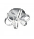 Carrera Modern 38W LED Semi Flush Light Brushed aluminium 3000K-1