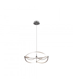 Charivari Modern 42W LED Pendant Ceiling Light Nickel Matt 3000K-1