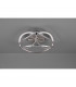 Charivari Modern 20W LED Semi Flush Light Nickel Matt 3000K-3