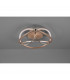 Charivari Modern 20W LED Semi Flush Light Brass Matt 3000K-3