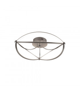 Charivari Modern 42W LED Semi Flush Light Nickel Matt 3000K-1