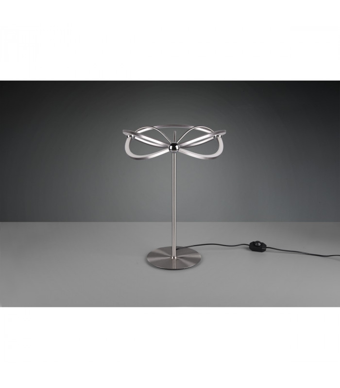 Charivari Modern 26W LED Table Lamp Nickel Matt 3000K-3