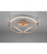 Charivari Modern 42W LED Semi Flush Light Brass Matt 3000K-2