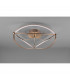 Charivari Modern 42W LED Semi Flush Light Brass Matt 3000K-3