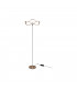 Charivari Modern LED Integrated Floor Lamp Brass Matt 3000K with Footswitch-1