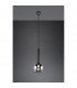 Clayton Modern Dome Pendant Ceiling Light Black Matt-2