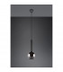 Clayton Modern Dome Pendant Ceiling Light Black Matt-3