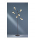 Cross Modern 6 Light Multi Arm Floor Lamp Black Matt with Footswitch Wiz Connected-2