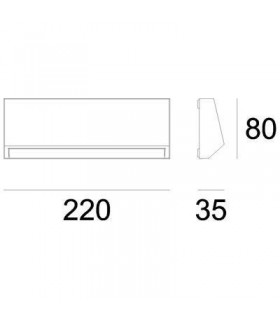 Outdoor Wall Light White, Black, Grey IP54, E27 - 2