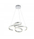 Francis Modern 48W LED Pendant Ceiling Light Brushed aluminium 3000K-1