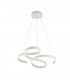 Francis Modern 48W LED Pendant Ceiling Light White Matt 3000K-1