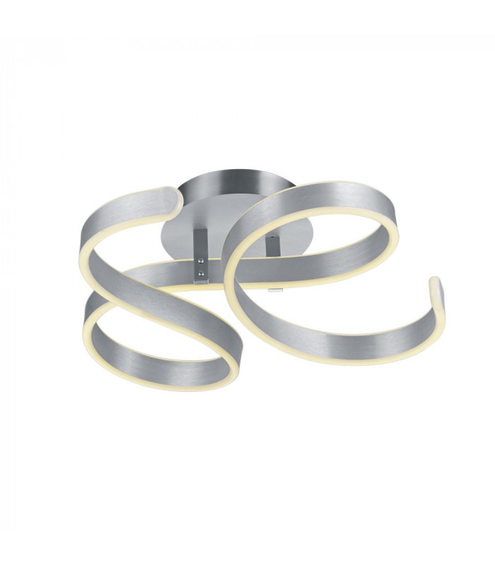 Francis Modern 40W LED Semi Flush Light Brushed aluminium 3000K-1
