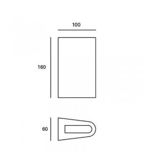 LED Outdoor Wall Light Stainless Steel IP44 - 2